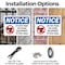 Signmission Do Not Park Or Store OSHA Notice Sign, Plastic, 14in W x 10in L, 2PK OS-2PACK-NS-P-1014-L-15472 - alternate 3